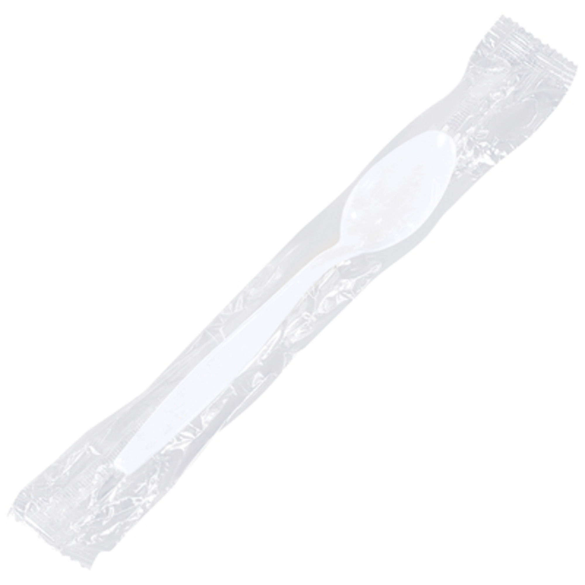 Individually Wrapped White Plastic Spoons 1000/CS